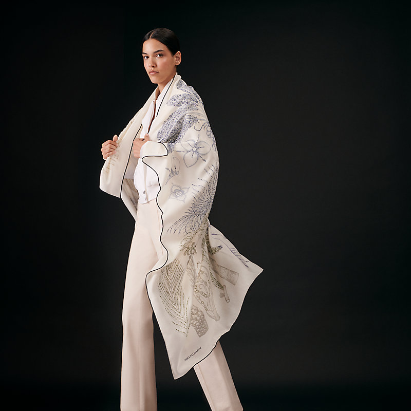 Index Palmarum shawl 140 | Hermès Canada